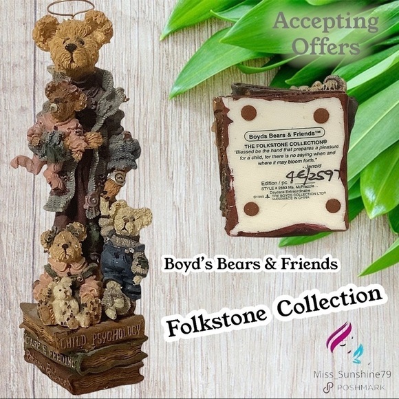 Boyd’s Bears and Friends - Folkstone Collection - style #2883 - dated 1999 - Picture 1 of 1